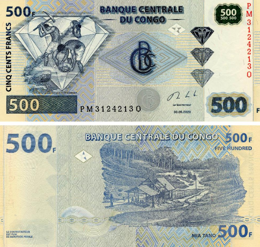 деньги в демократической республике Конго