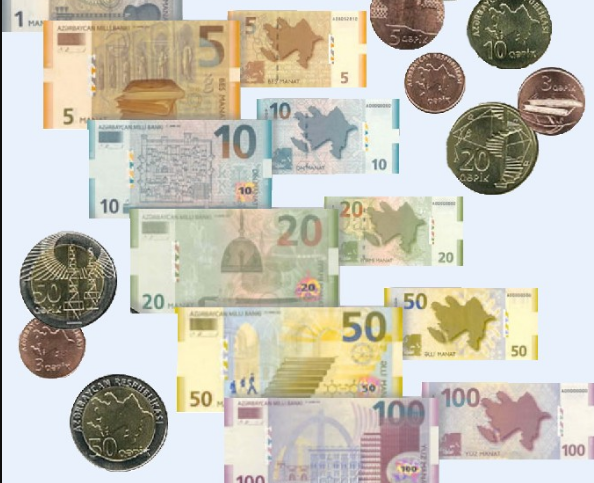 Деньги в Азербайджане - манат