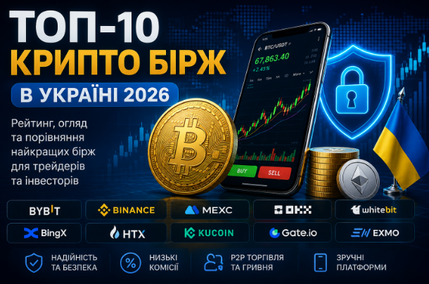 Топ-10 крипто бірж
